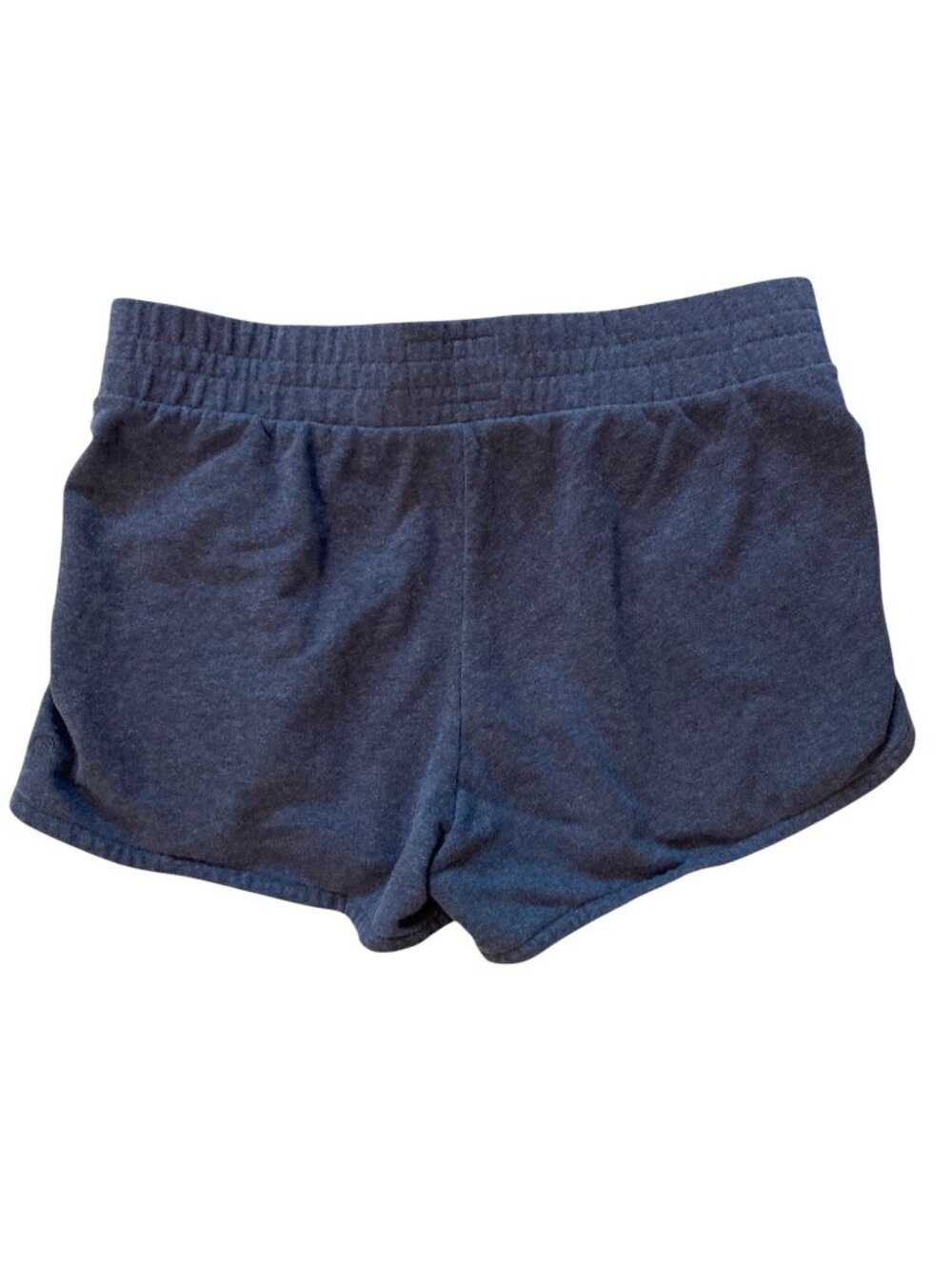 Women's CHAMPION Dolphin Hem Terry Cloth Shorts NAVY BLUE Size XL - Picture 2 of 3